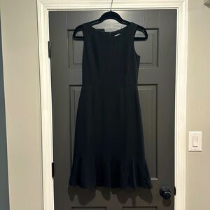 Ann Taylor flounce bottom cocktail dress